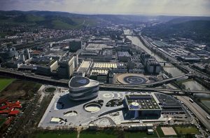 Aerial photo of the Mercedes-Benz plant in Untertürkheim - Copyright Daimler