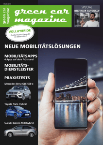 green car magazine digital Ausgabe II/2018