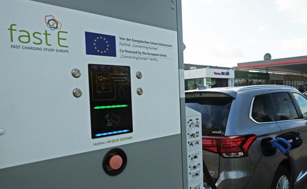 fast E charging station