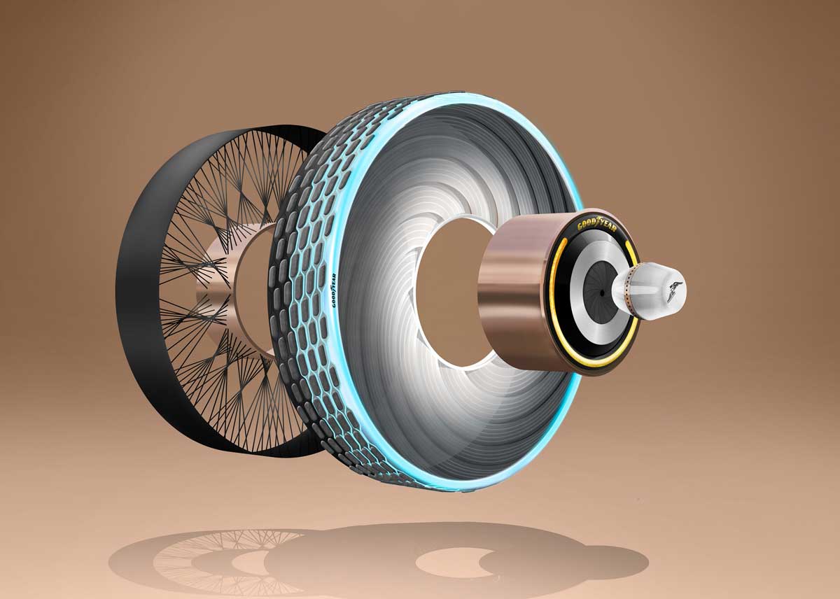 Goodyear reCharge concept tire - Copyright Goodyear