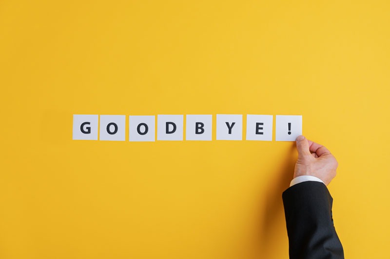 Goodbye - Copyright Gajus - stock.adobe.com